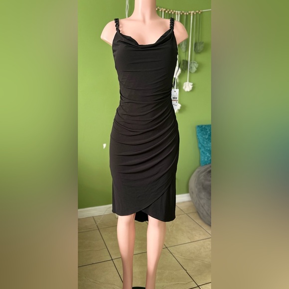 Black Cowl Neck Ruched Bodycon Dress 12 - threedaughtersproperties.com Black Cowl Neck Ruched Bodycon Dress 12 - threedaughtersproperties.com
